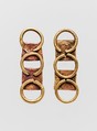 Two gold belt attachments, Gold, Roman