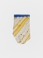 Glass network mosaic bowl fragment, Glass, Roman