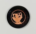 Terracotta pyxis (box), Attributed to the Thaliarchos Painter, Terracotta, Greek, Attic