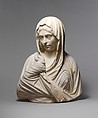 Marble portrait bust of a woman, Marble, Roman