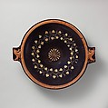 Terracotta lekanis (dish), Attributed to the V. and A. Group, Terracotta, Greek, South Italian, Apulian