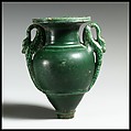 Terracotta amphora (two-handled jar), Terracotta, Roman