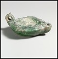 Terracotta lamp, Terracotta, Roman