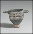 Skyphos, Terracotta, Greek, South Italian, Apulian