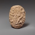 Terracotta mold for a relief applique, Terracotta, Roman, Gallic