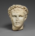 Marble head  of Herakles, Marble, Roman