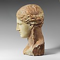 Marble female herm, Marble, Roman