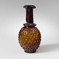 Glass bottle shaped like a bunch of grapes, Glass, Roman, Syrian