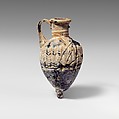 Glass amphoriskos (perfume bottle), Glass, Greek, Eastern Mediterranean or Italian