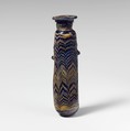 Glass alabastron (perfume bottle), Glass, Greek, Eastern Mediterranean or Italian