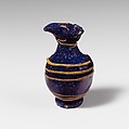 Glass oinochoe (perfume jug), Glass, Eastern Mediterranean or Italian
