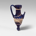 Glass amphoriskos (perfume bottle), Glass, Greek, Eastern Mediterranean or Italian