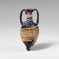 Glass amphoriskos (perfume bottle), Glass, Greek, Eastern Mediterranean or Italian