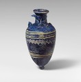 Glass amphoriskos (perfume bottle), Glass, Greek, Eastern Mediterranean or Italian