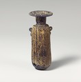 Glass alabastron (perfume bottle), Glass, Greek, Eastern Mediterranean or Italian