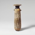 Glass alabastron (perfume bottle), Glass, Greek, Eastern Mediterranean or Italian