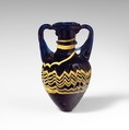 Glass amphoriskos (perfume bottle), Glass, Greek, Eastern Mediterranean or Italian