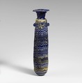 Glass alabastron (perfume bottle), Glass, Eastern Mediterranean or Italian