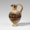 Glass oinochoe (perfume jug), Glass, Greek, Eastern Mediterranean