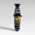 Glass alabastron (perfume bottle), Glass, Greek, Eastern Mediterranean