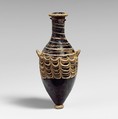 Glass unguentarium (perfume bottle), Glass, Greek, Eastern Mediterranean, possibly Alexandrian