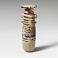 Glass alabastron (perfume bottle), Glass, Greek, Eastern Mediterranean