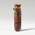 Glass alabastron (perfume bottle), Glass, Greek, Eastern Mediterranean