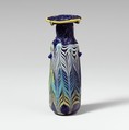 Glass alabastron (perfume bottle), Glass, Eastern Mediterranean or Italian