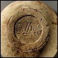 Terracotta oil lamp, Terracotta, Roman, Cypriot