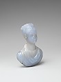 Chalcedony portrait bust of a young woman, Chalcedony, Roman