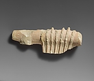 Limestone fragment of a lyre, Limestone, Cypriot