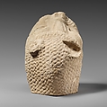 Limestone head of Herakles wearing the lion skin, Limestone, Cypriot