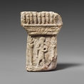 Limestone naiskos with Egyptianizing decoration, Chalk limestone, Cypriot