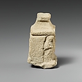 Limestone naiskos with female figures holding their breasts, Limestone, Cypriot