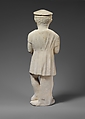 Limestone statuette of a boy with a kausia, Limestone, Cypriot