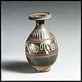 Terracotta bottle, Terracotta, Greek, South Italian, Apulian, Gnathian