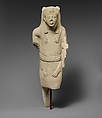 Limestone statuette of Herakles as an archer, Limestone, Cypriot
