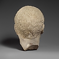 Limestone male head, Limestone, Roman, Cypriot