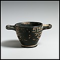 Skyphos, Xenon Group, Terracotta, Greek, South Italian, Apulian