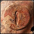 Terracotta oil lamp, Terracotta, Greek or Roman