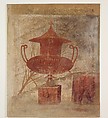Wall painting fragment from the peristyle of the Villa of P. Fannius Synistor at Boscoreale, Fresco, Roman