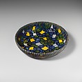 Glass mosaic dish, Glass, Greek, probably Eastern Mediterranean