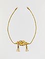 Gold fillet with a Herakles knot, Gold, Greek