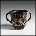 Kantharos, Xenon Group, Terracotta, Greek, South Italian, Apulian