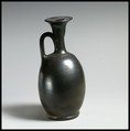 Terracotta lekythos (oil flask), Terracotta, Greek, South Italian, Campanian