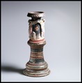 Terracotta thymiaterion (incense burner), Terracotta, Greek, South Italian, Apulian, Gnathian