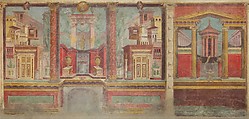 Cubiculum (bedroom) from the Villa of P. Fannius Synistor at Boscoreale, Fresco, Roman