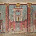 Cubiculum (bedroom) from the Villa of P. Fannius Synistor at Boscoreale, Fresco, Roman