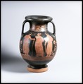 Terracotta pelike (jar), Dechter Painter, Terracotta, Greek, South Italian, Apulian