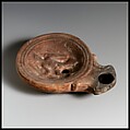 Terracotta oil lamp, Terracotta, Roman, Cypriot